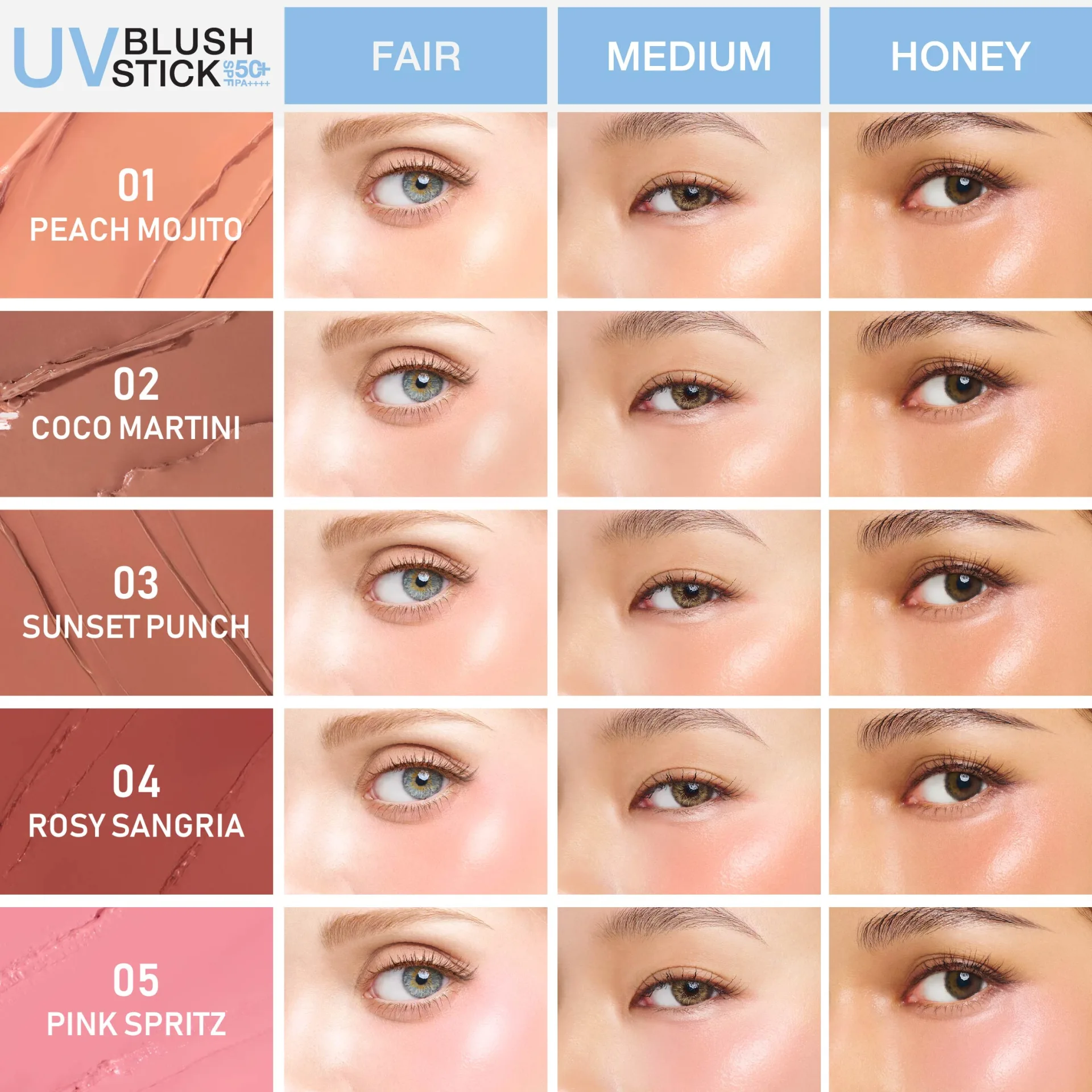 UV Blush Stick SPF50+ PA++++
