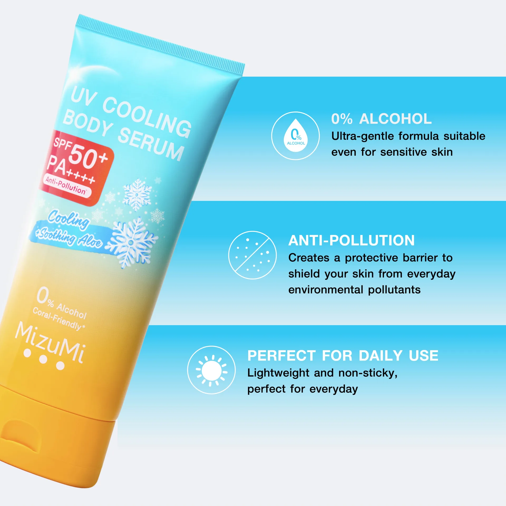 MizuMi UV Cooling Body Serum SPF50+ PA++++