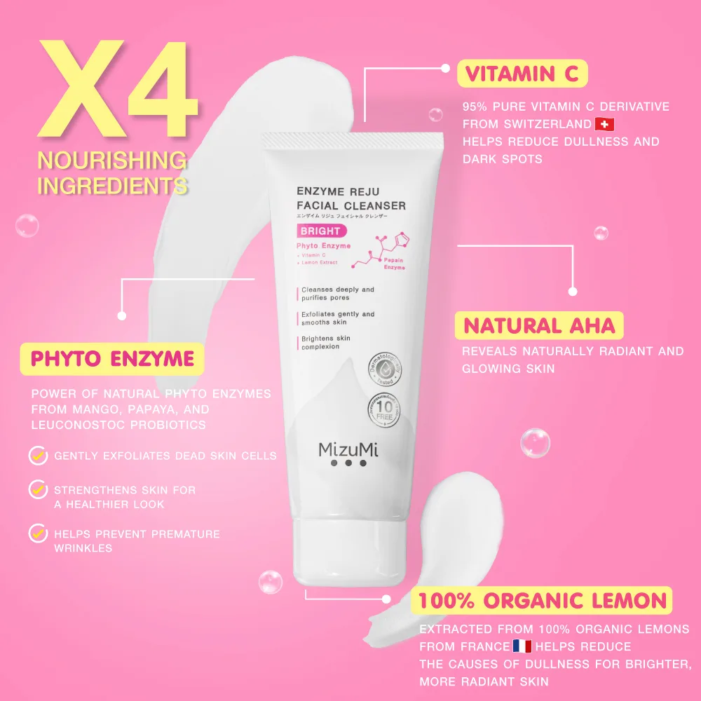MizuMi Enzyme Reju Facial Cleanser Bright