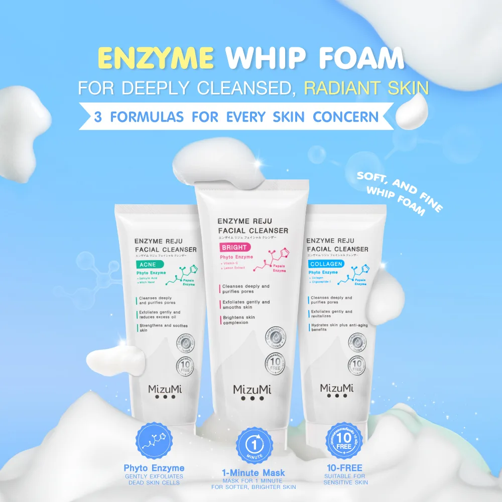 MizuMi Enzyme Reju Facial Cleanser Collagen