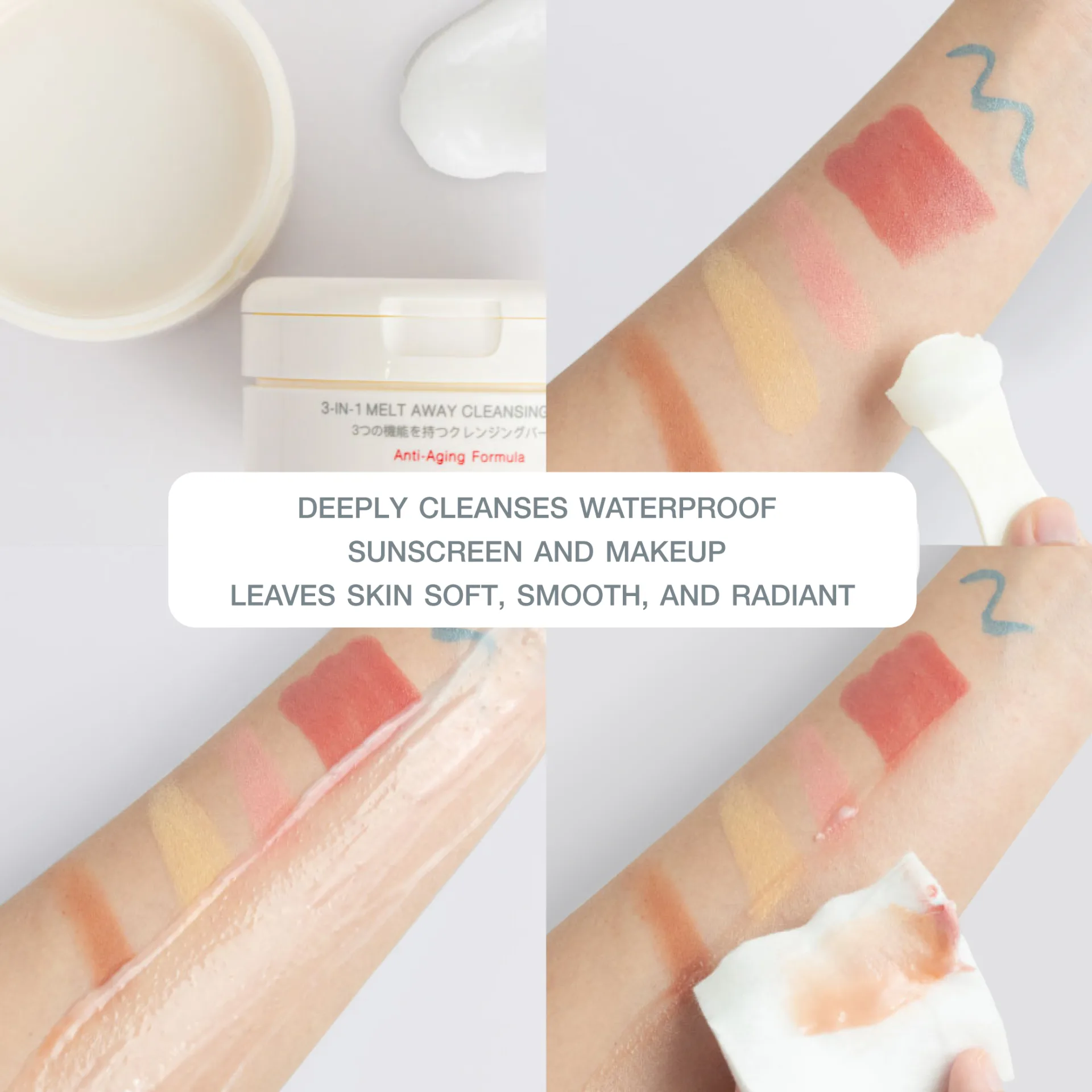 MizuMi 3-In-1 Melt Away Cleansing Balm