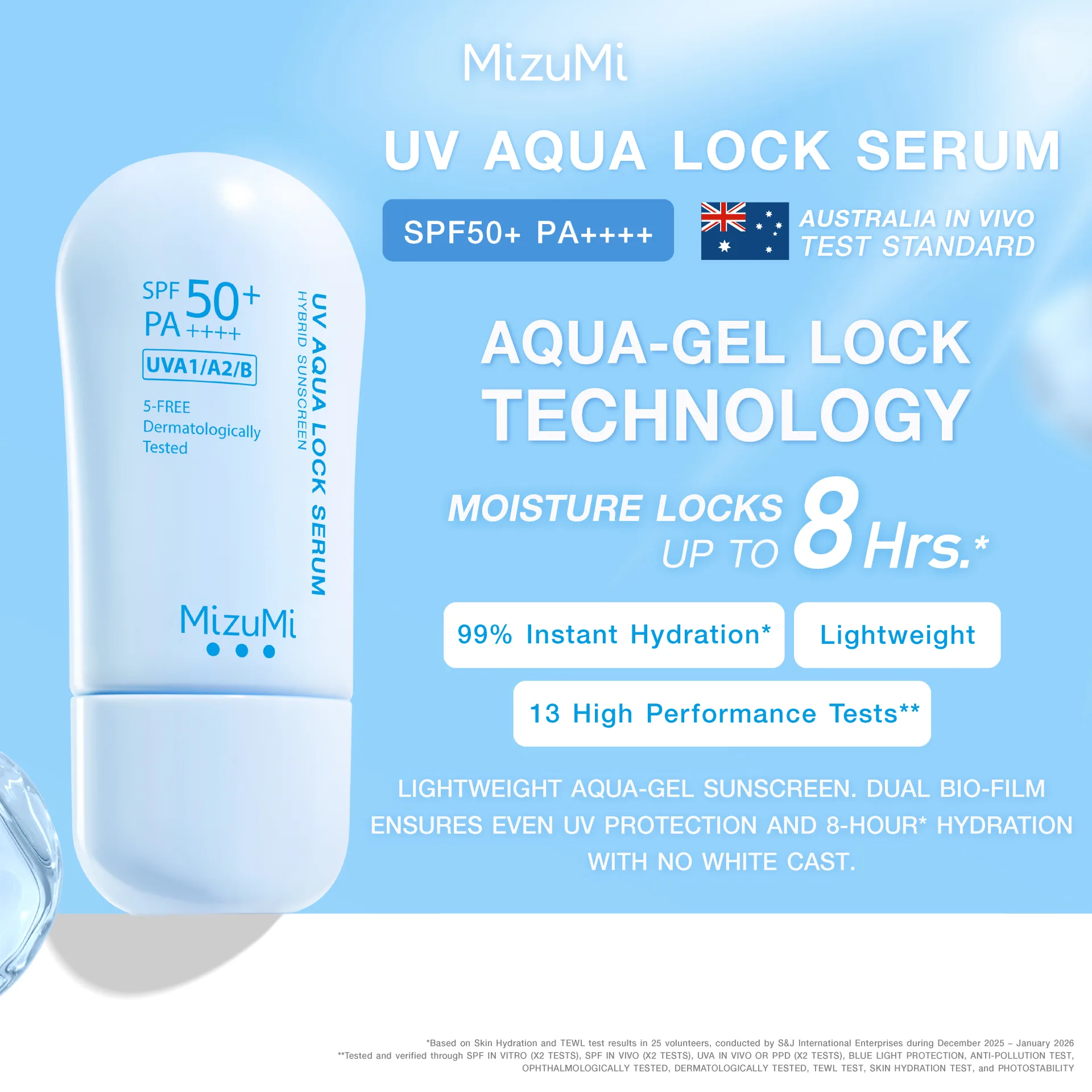 MizuMi UV Aqua Lock Serum SPF50+ PA++++