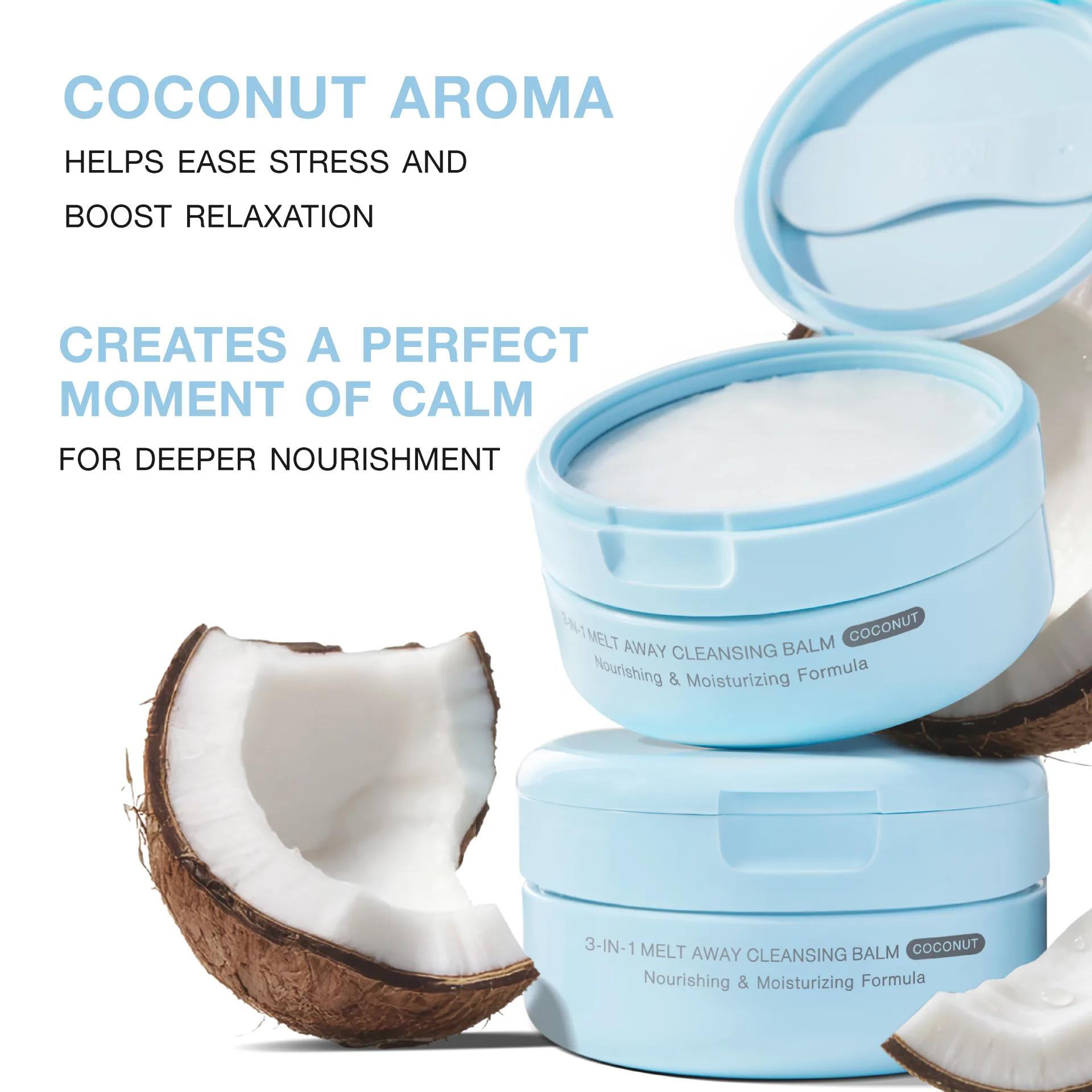 MizuMi 3-In-1 Melt Away Cleansing Balm Coconut