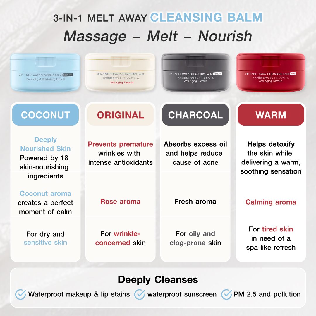 MizuMi 3-In-1 Melt Away Cleansing Balm Coconut