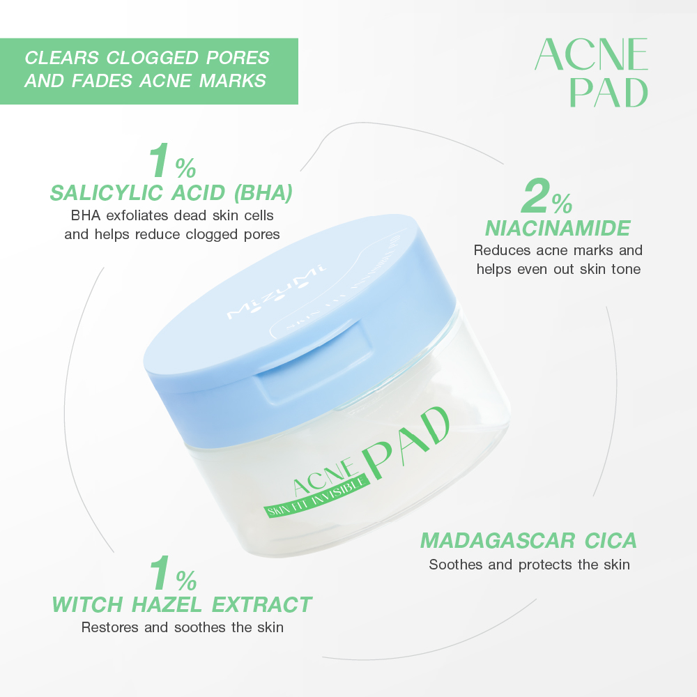 MizuMi Skin Fit Invisible Pad Acne