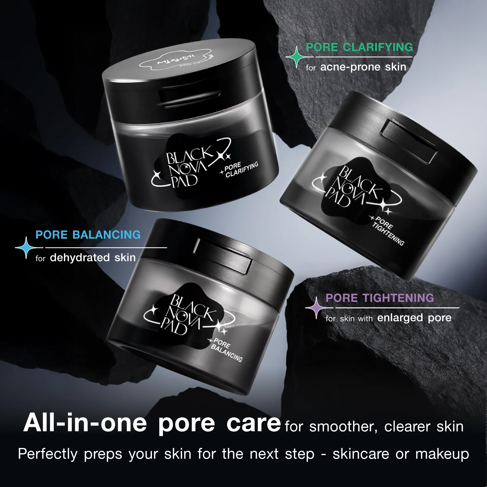 MizuMi Black Nova Pad Pore Clarifying
