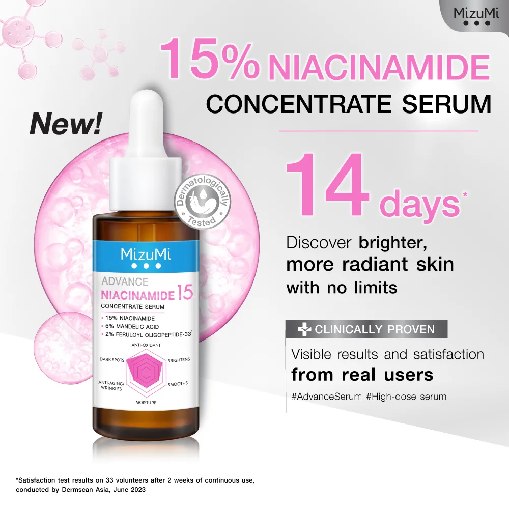 MizuMi Advance Niacinamide 15 Concentrate Serum
