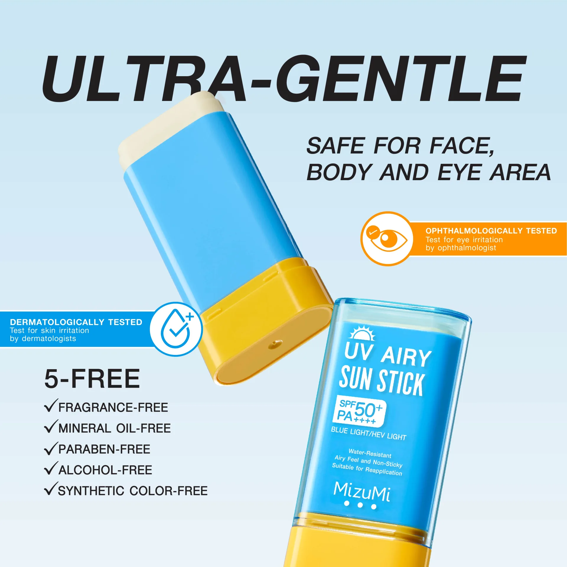 MizuMi UV Airy Sun Stick SPF50+ PA++++