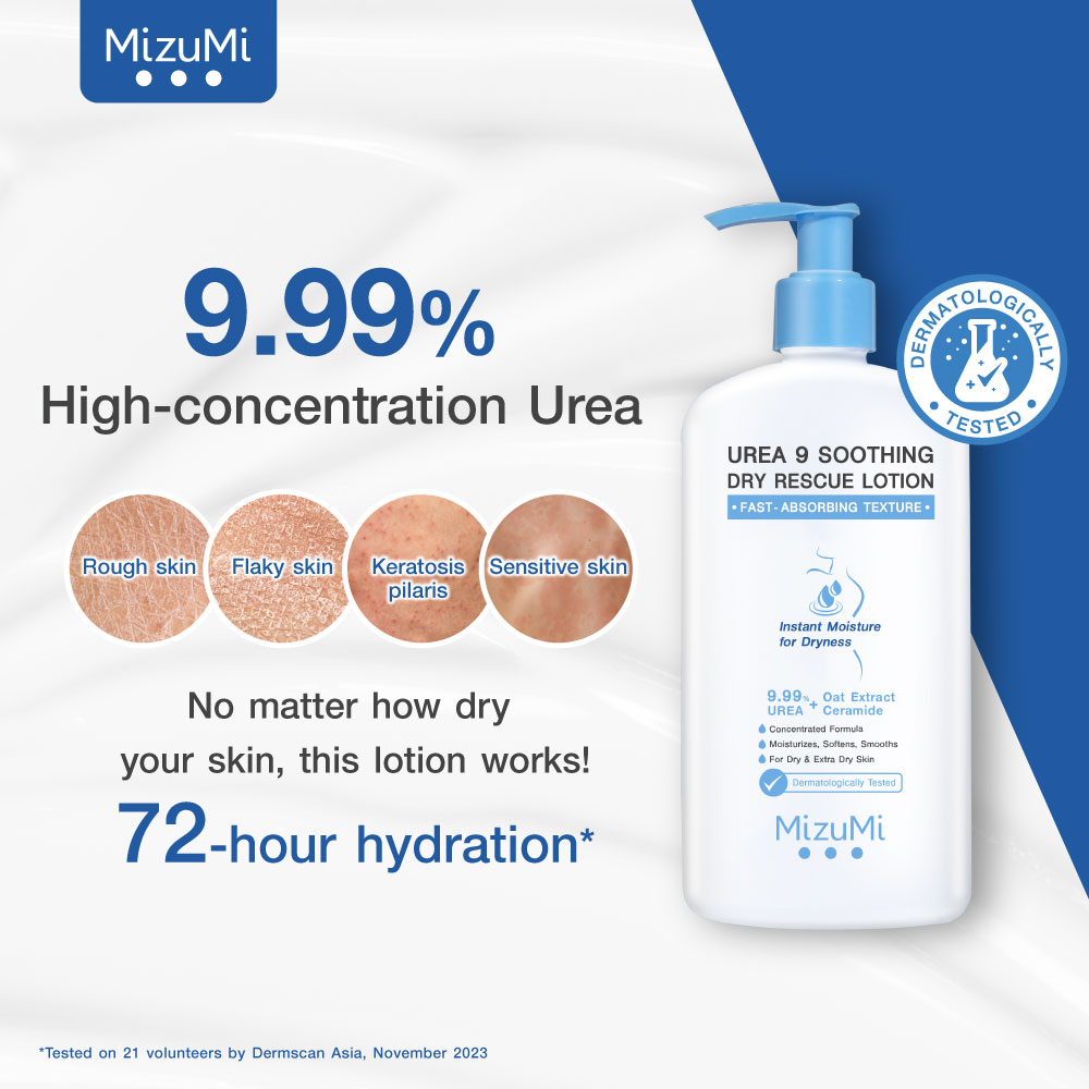 MizuMi Urea 9 Soothing Dry Rescue Lotion