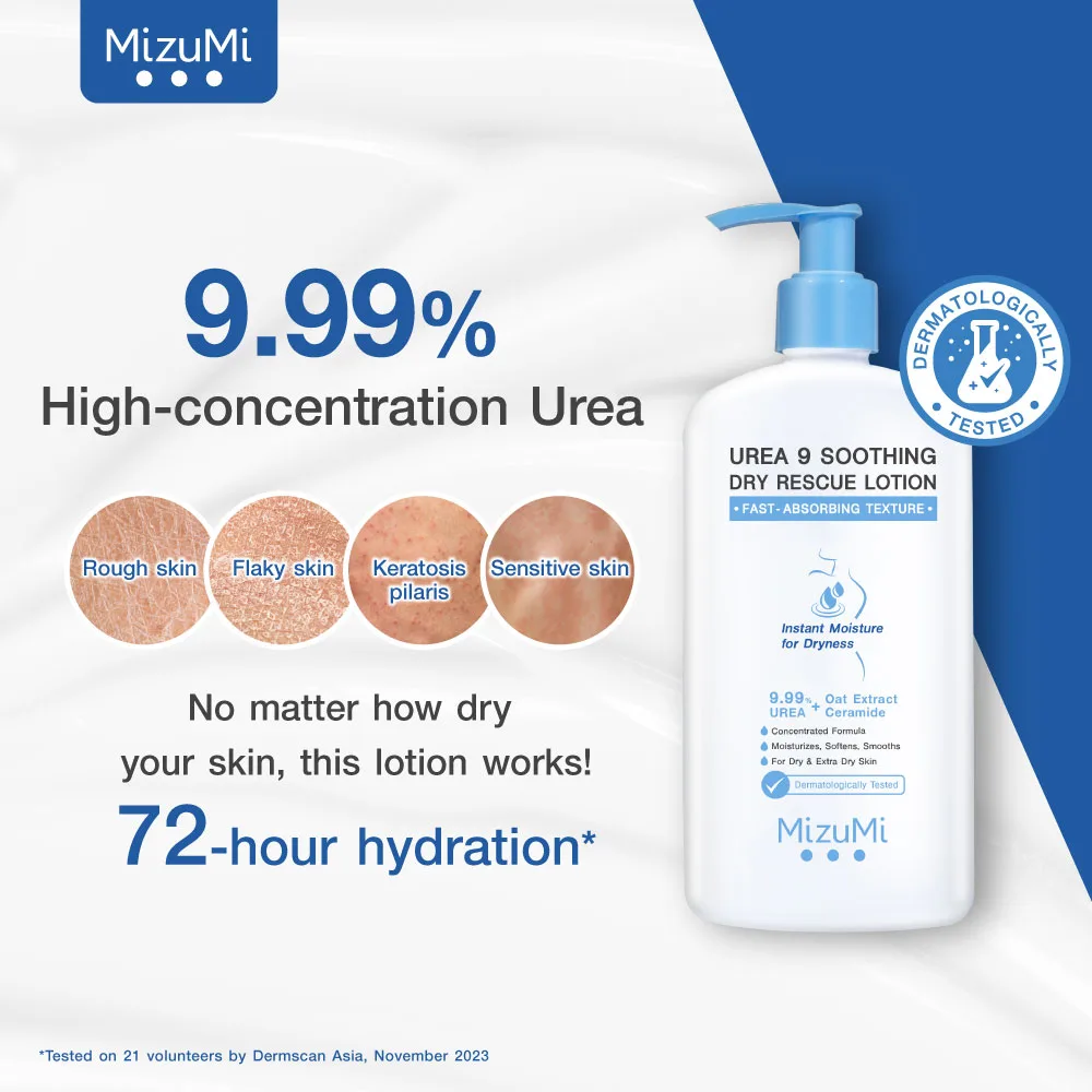 MizuMi Urea 9 Soothing Dry Rescue Lotion