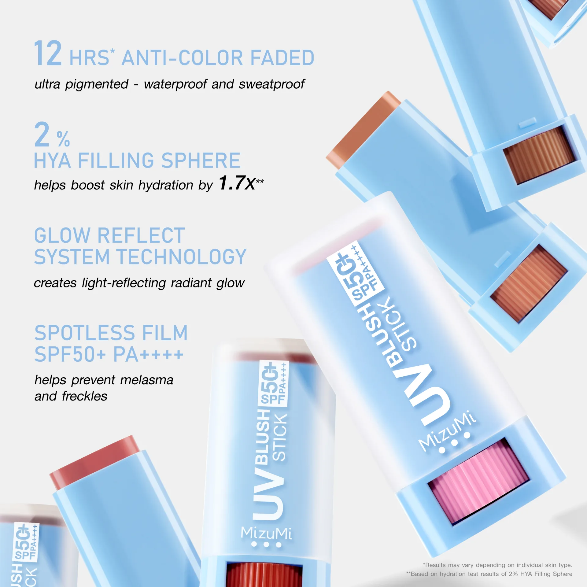 MizuMi UV Blush Stick SPF50+ PA++++