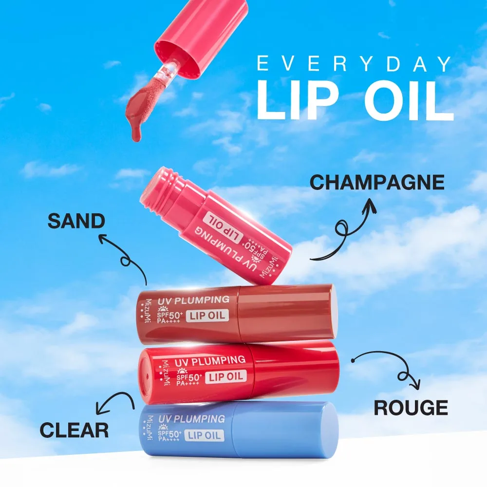 MizuMi UV Plumping Lip Oil SPF50+ PA++++