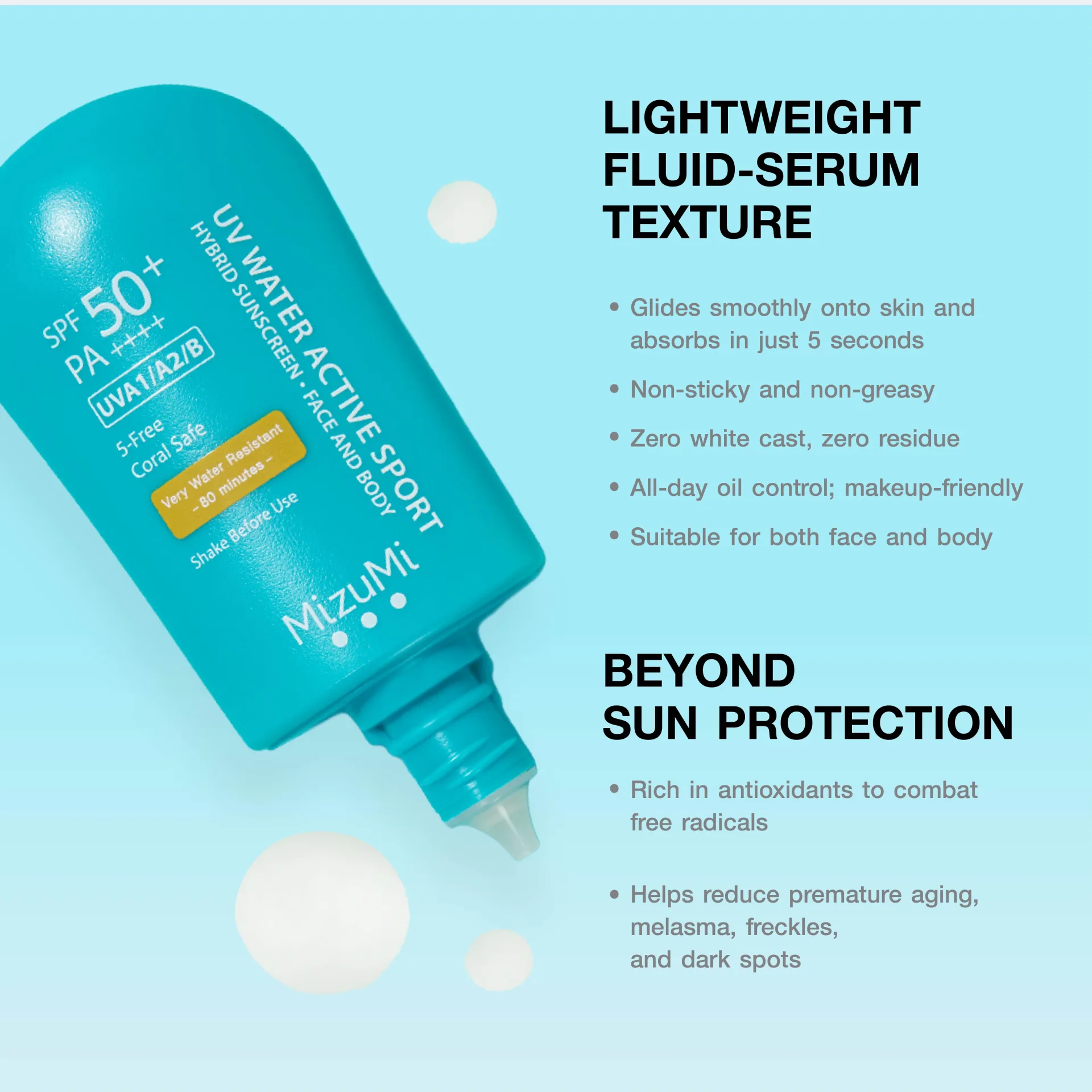 MizuMi UV Water Active Sport SPF50+ PA++++