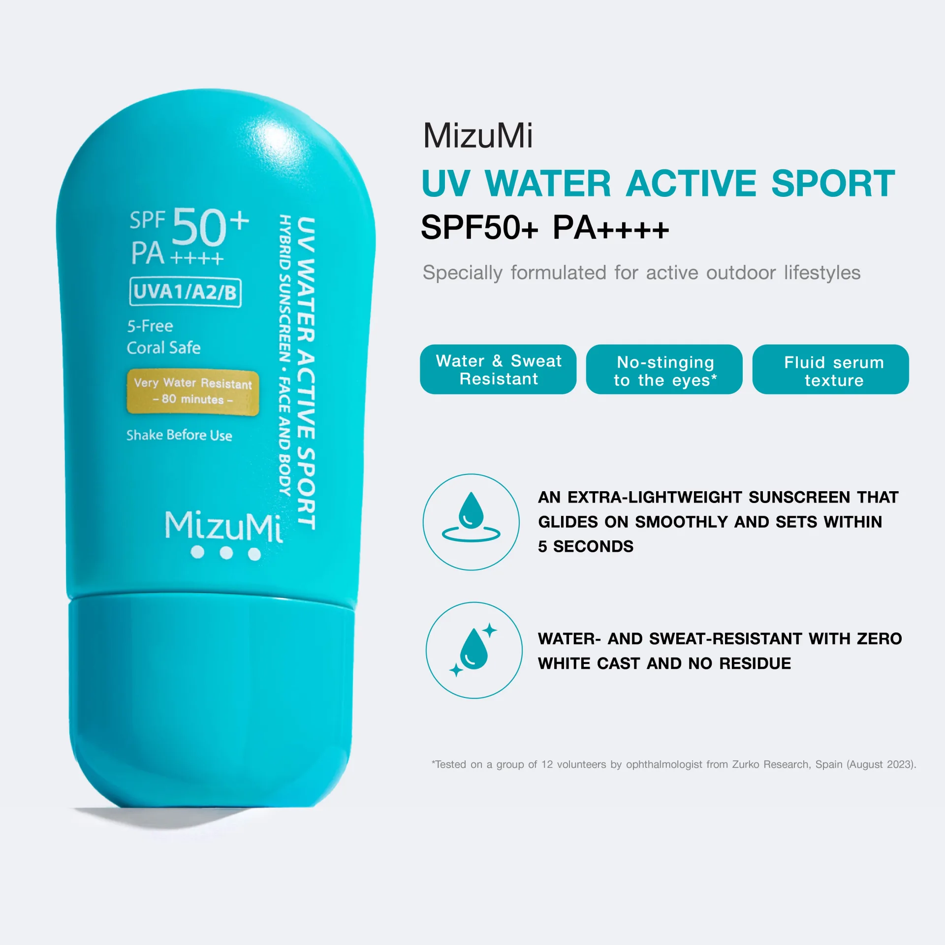 MizuMi UV Water Active Sport SPF50+ PA++++