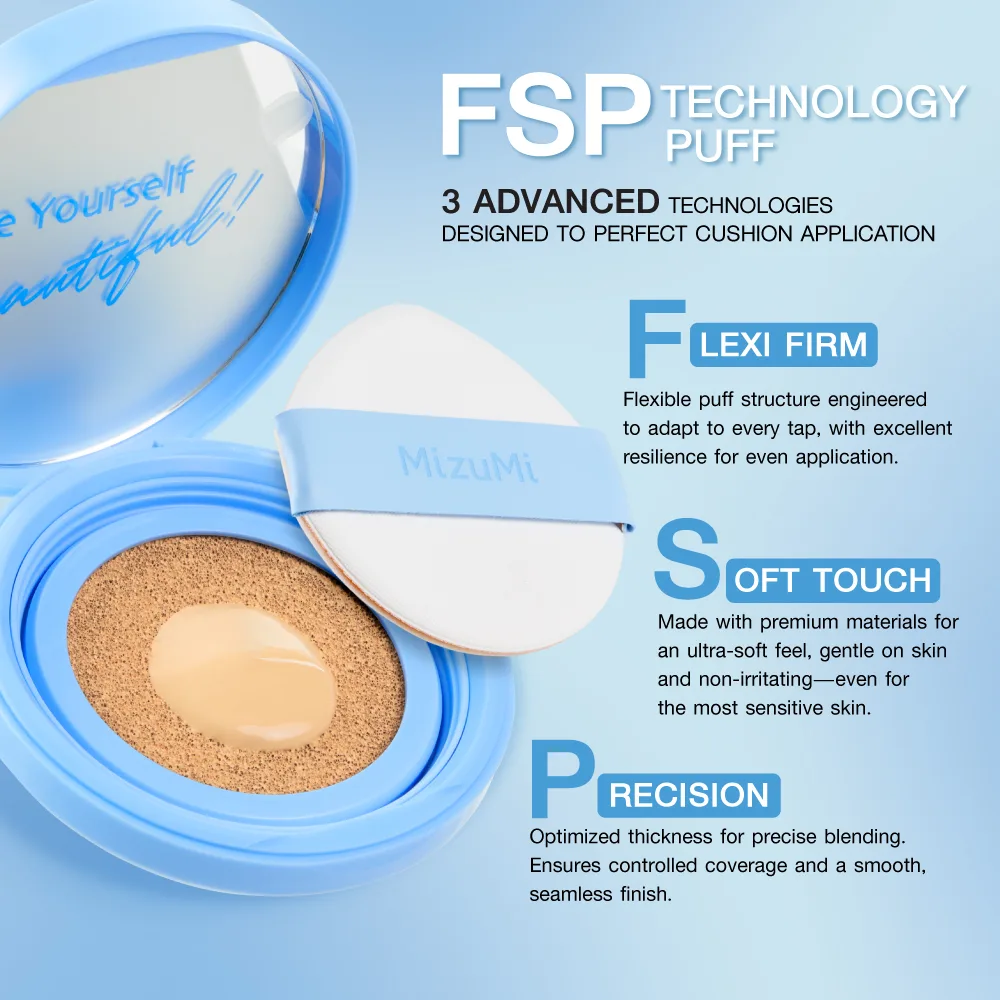 MizuMi Filter Effect Airy Skincare Cushion SPF50+ PA++++