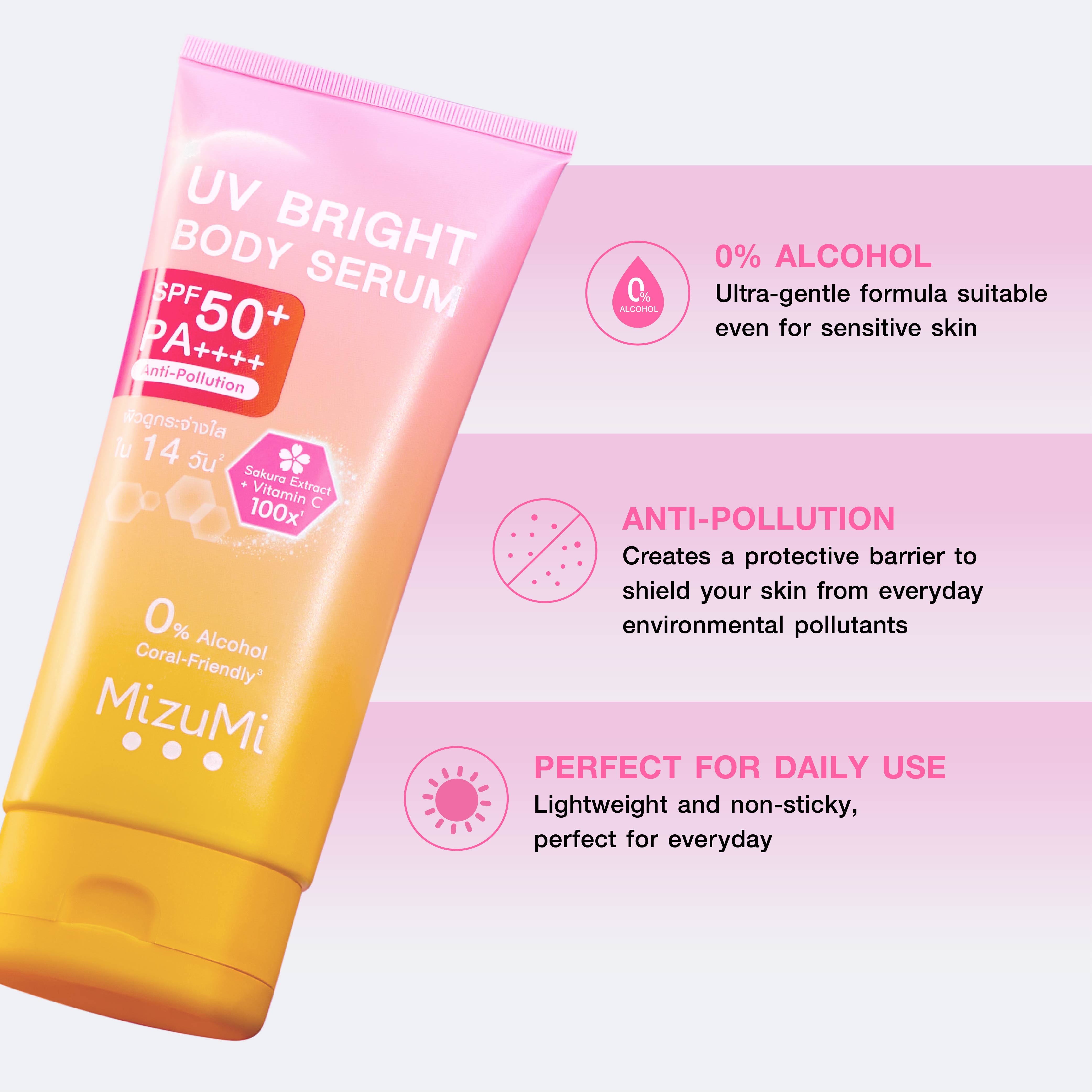 MizuMi UV Bright Body Serum SPF50+ PA++++